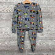 2 Pc LS PJs Monster Trucks 4T