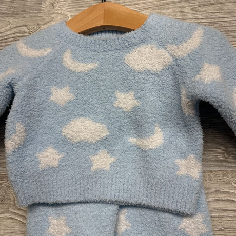 Plush Sweater & Pants Clouds Moons 0-3M