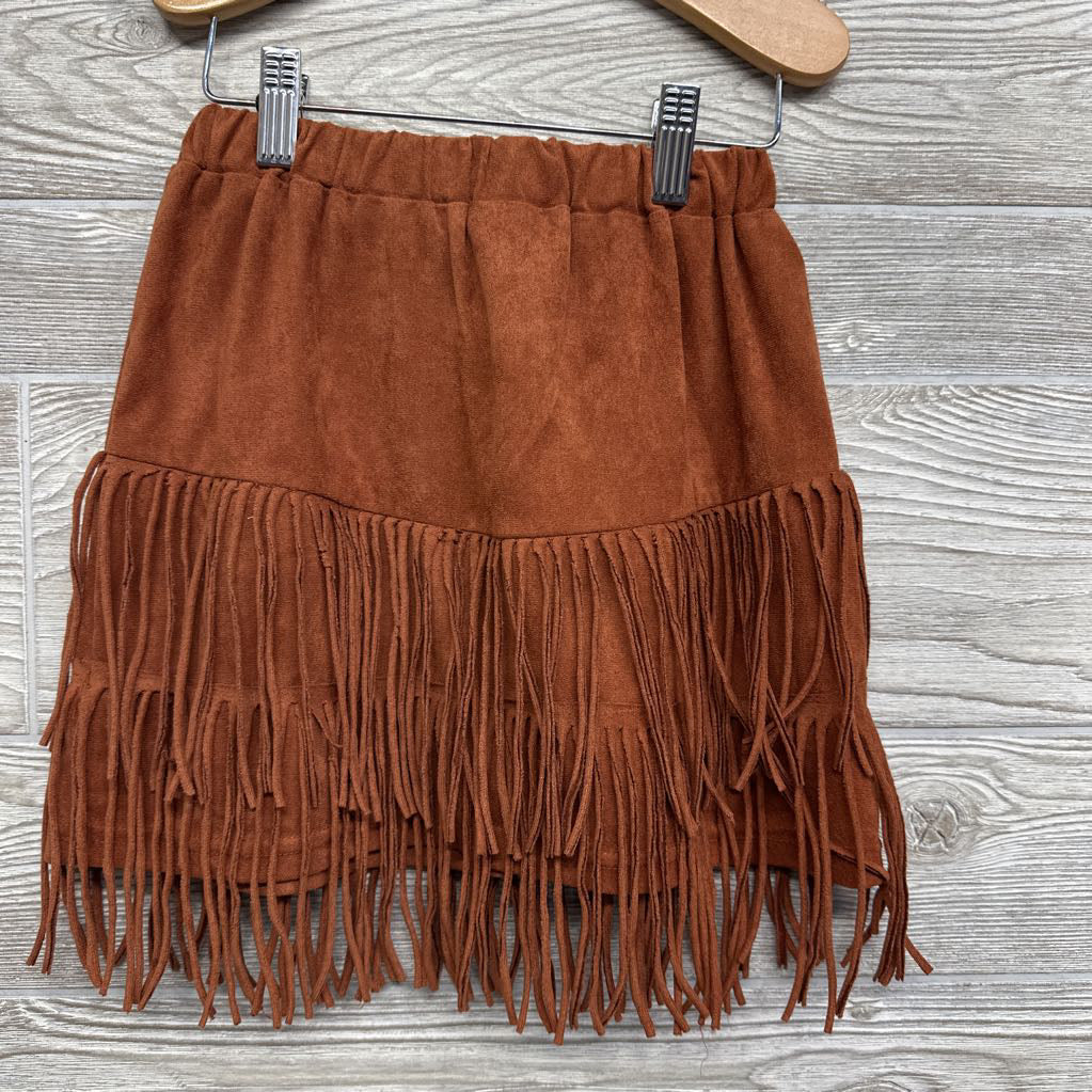 Faux Suede Tassel Skirt 8