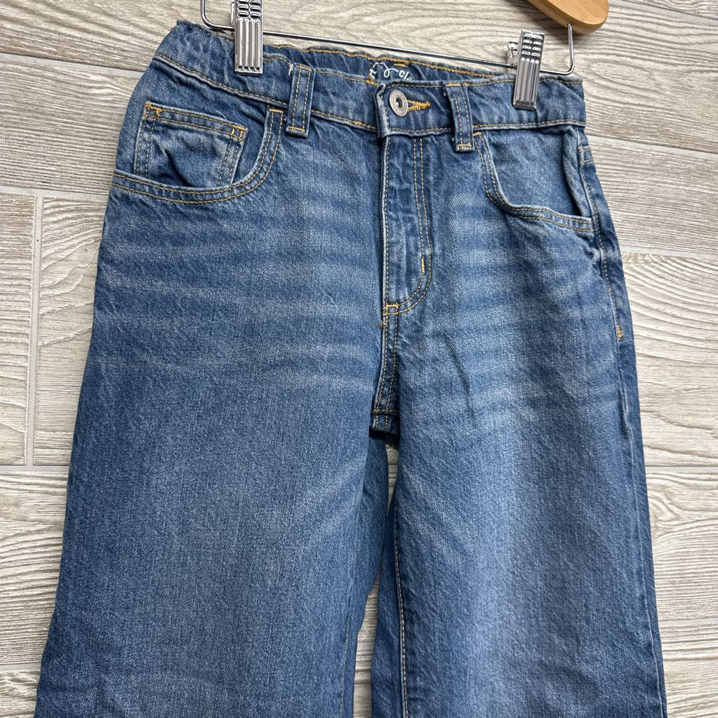 Wide Leg Cuffed Jeans 7