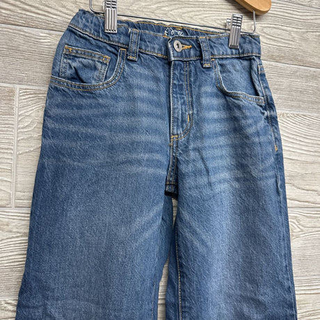Wide Leg Cuffed Jeans 7