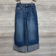 Wide Leg Cuffed Jeans 7