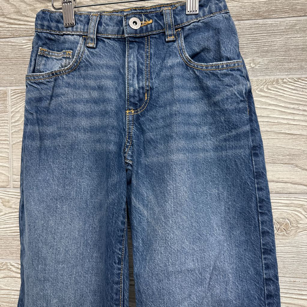 Wide Leg Cuffed Jeans 7