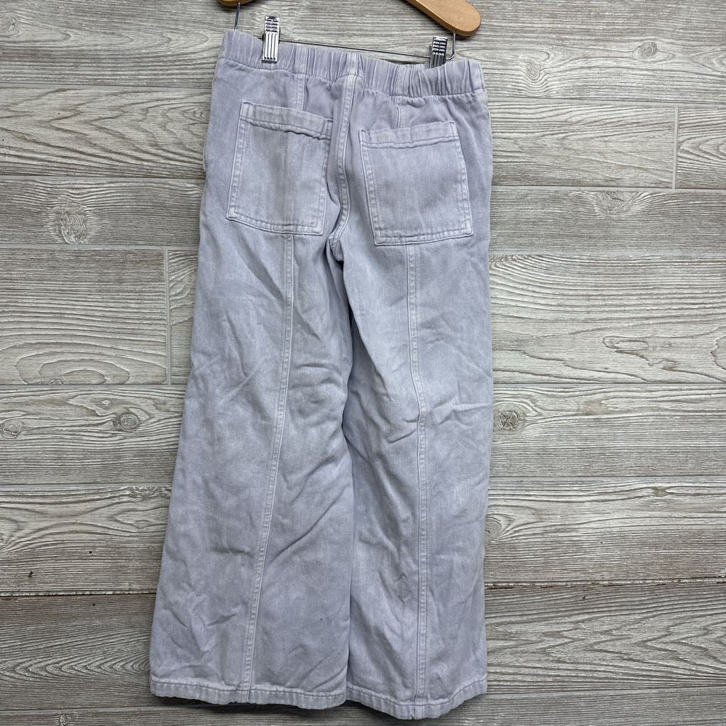 Pull On Drawstring Wide Leg Jeans 8