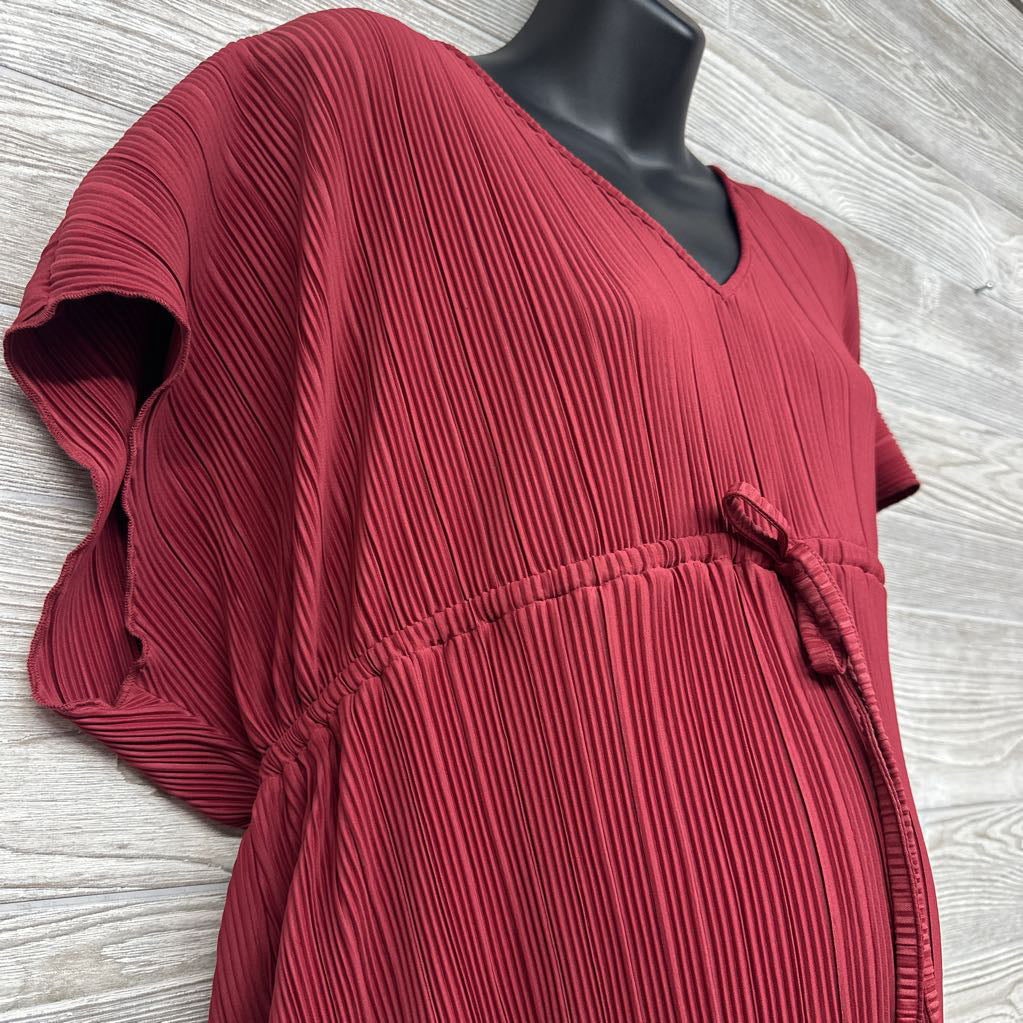 NEW Accordion V Neck Blouse XL