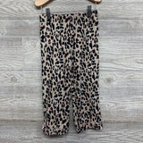 2 Pc LS Snap PJs Animal Print Bows 4T