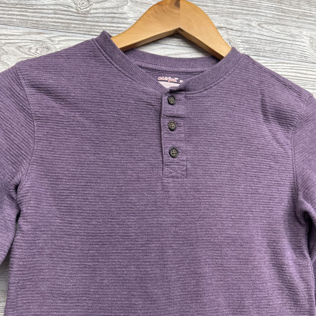 LS Ribbed Henley Shirt 4-5