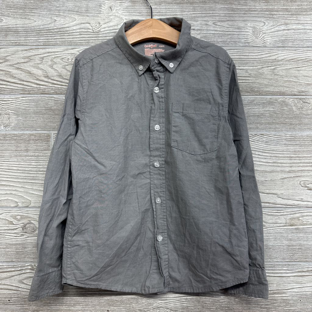 LS Button Up Shirt Chest Pocket 6-7