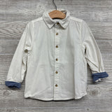LS Cord Button Up Shirt 4T
