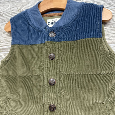 Cord Puffer Vest 4T