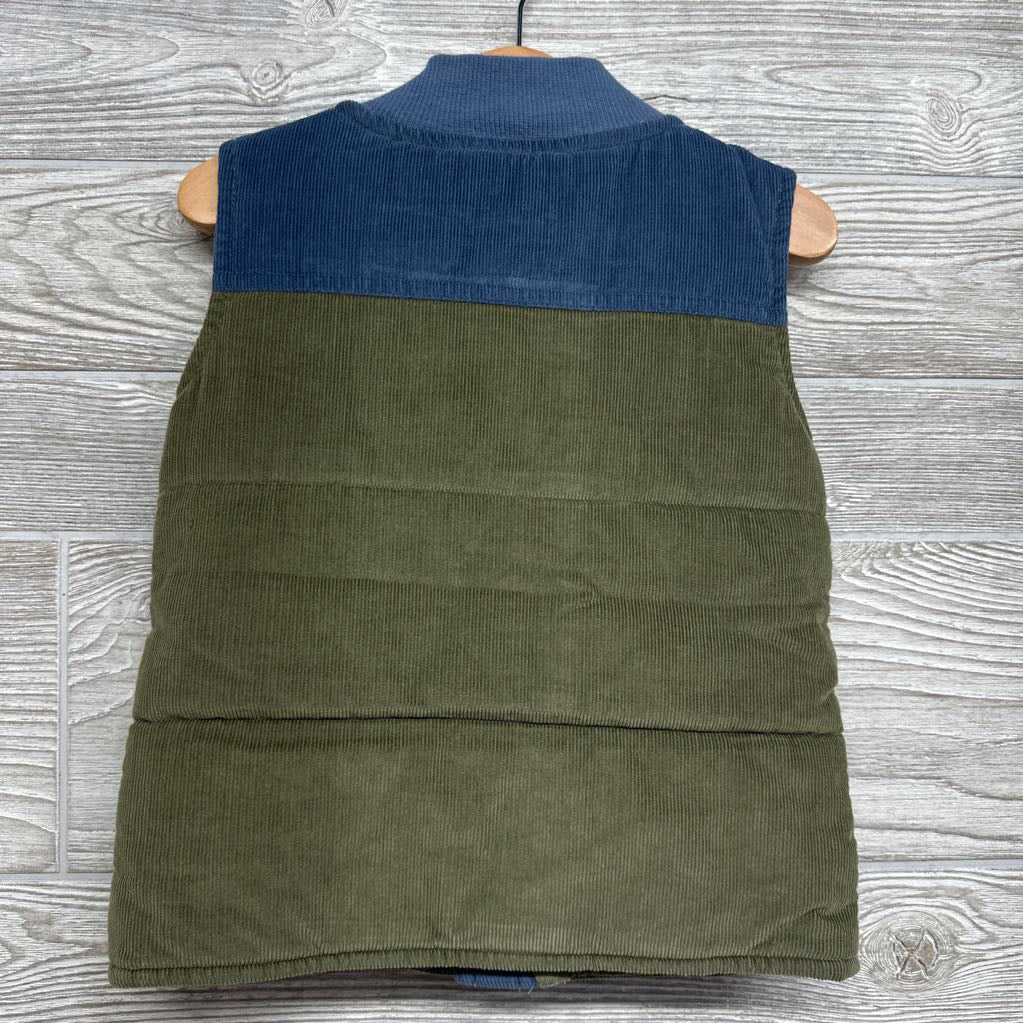 Cord Puffer Vest 4T