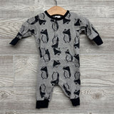 LS Henley Outfit Badger 0-3M