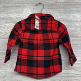 NEW LS Plaid Button Up Shirt 12M