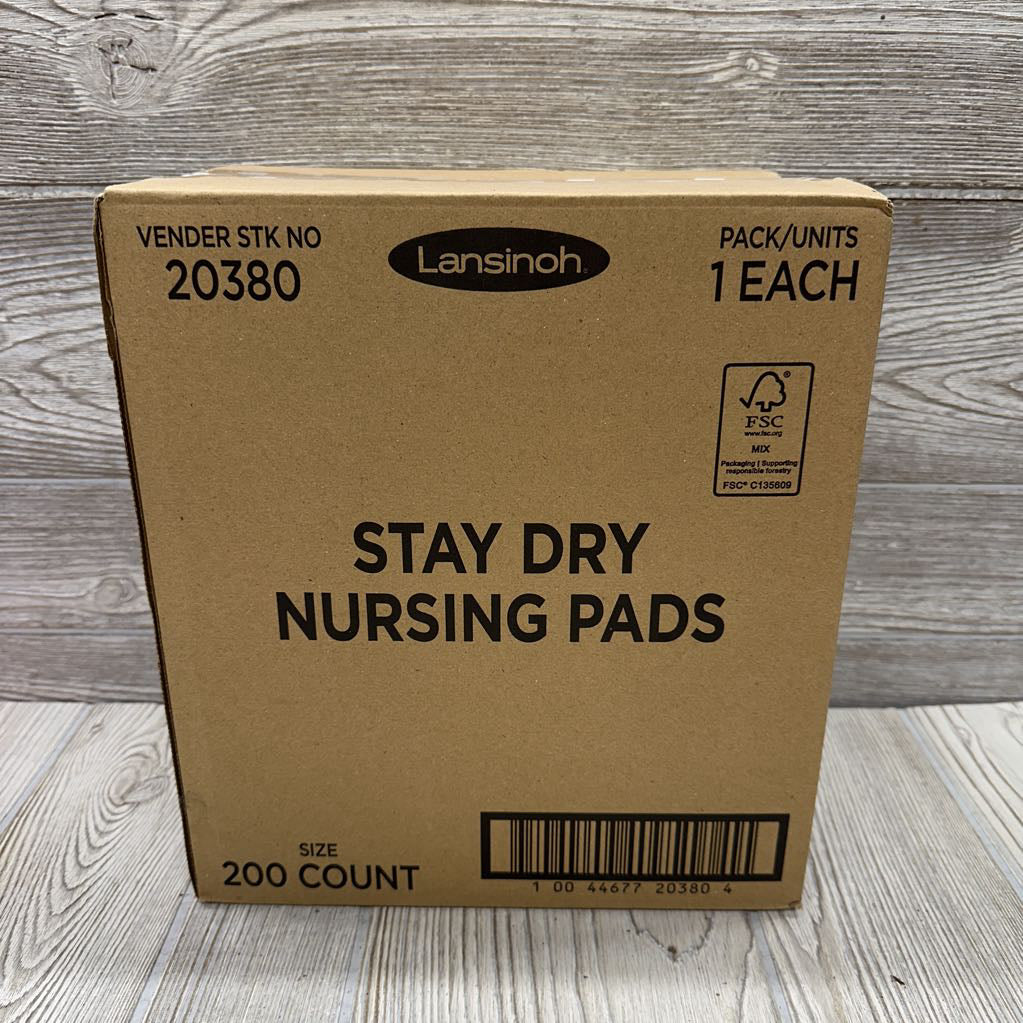 NEW 200 Pk Stay Dry Nursing Pads
