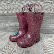 NEW Light Up Rain Boots Glitter 5c