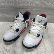 Retro 4 Red Cement Sneakers 7y