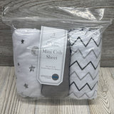 NEW 3 Pk Mini Crib Sheets