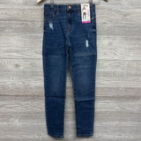 NEW Ripped High Rise Skinny Jeans 14 Slim