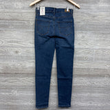 NEW Ripped High Rise Skinny Jeans 16 Slim