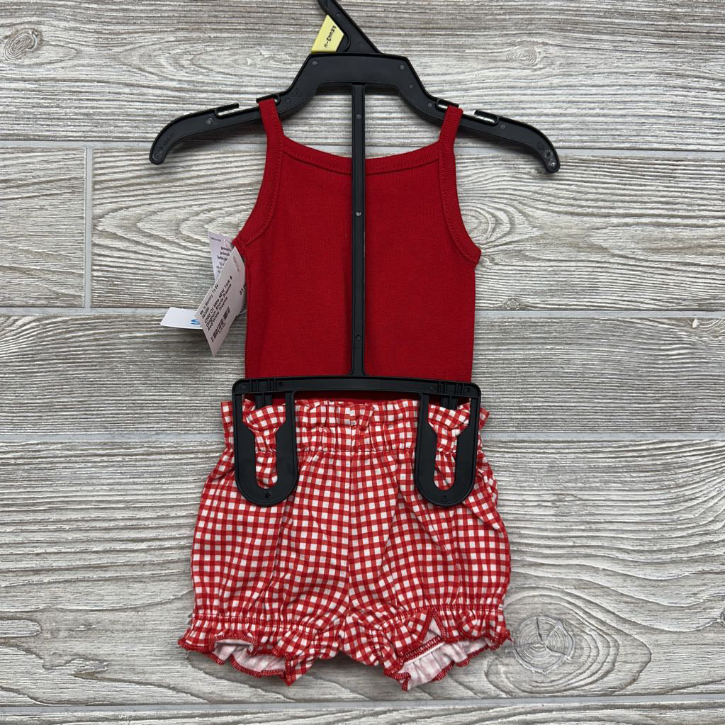 NEW Tank & Gingham Shorts Preemie