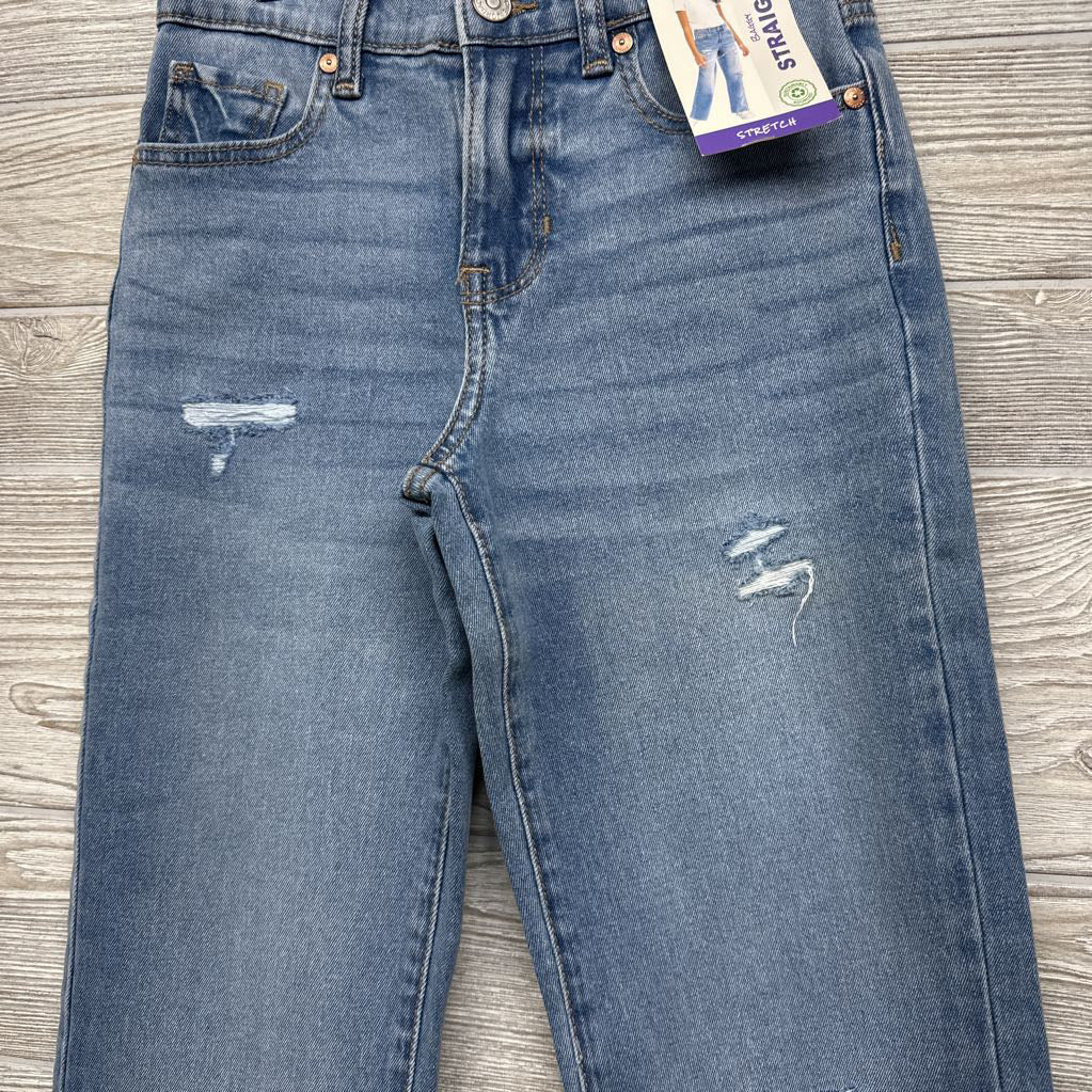 NEW Ripped Straight Baggy Jeans 8