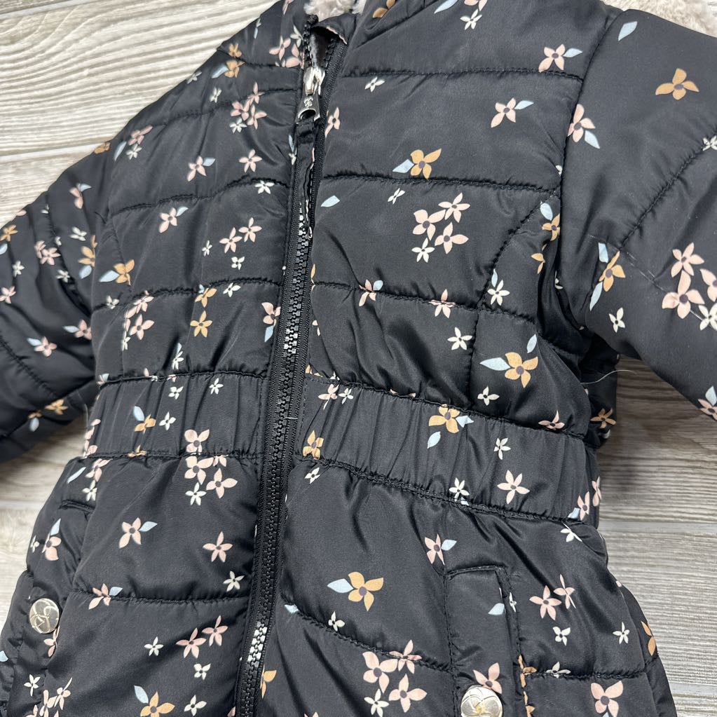 Winter Coat Flowers 18M