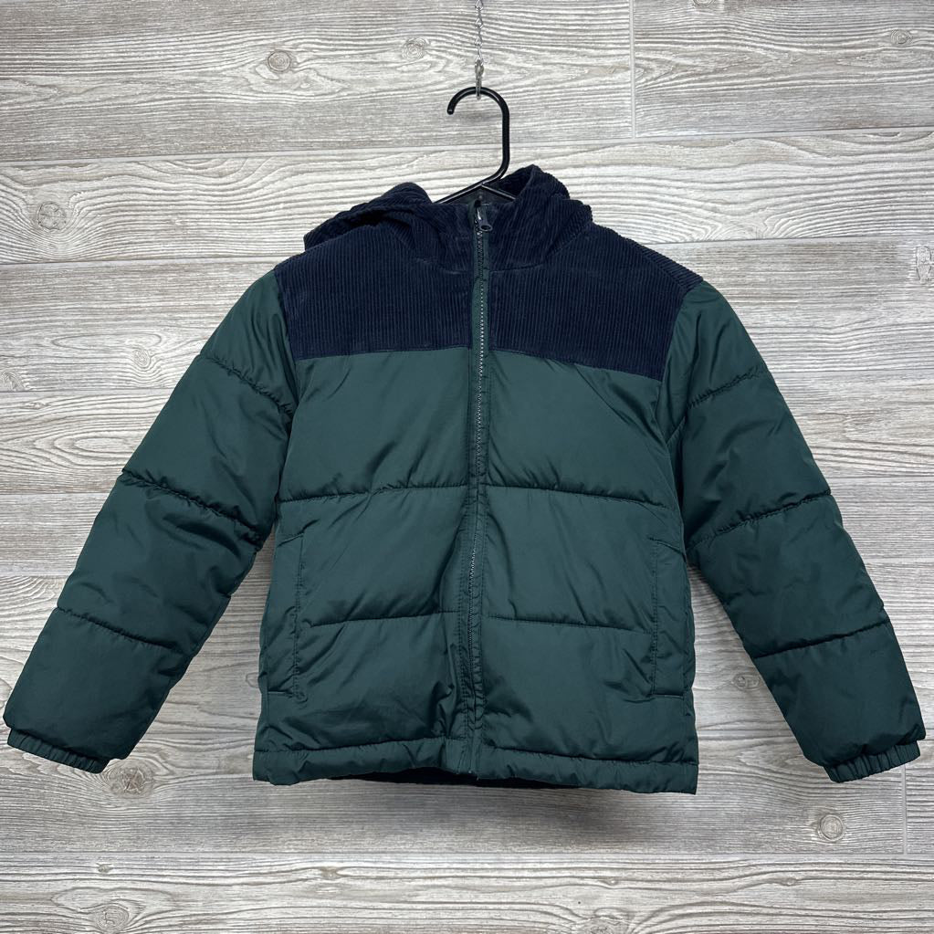 Puffer & Corduroy Winter Coat 6-7