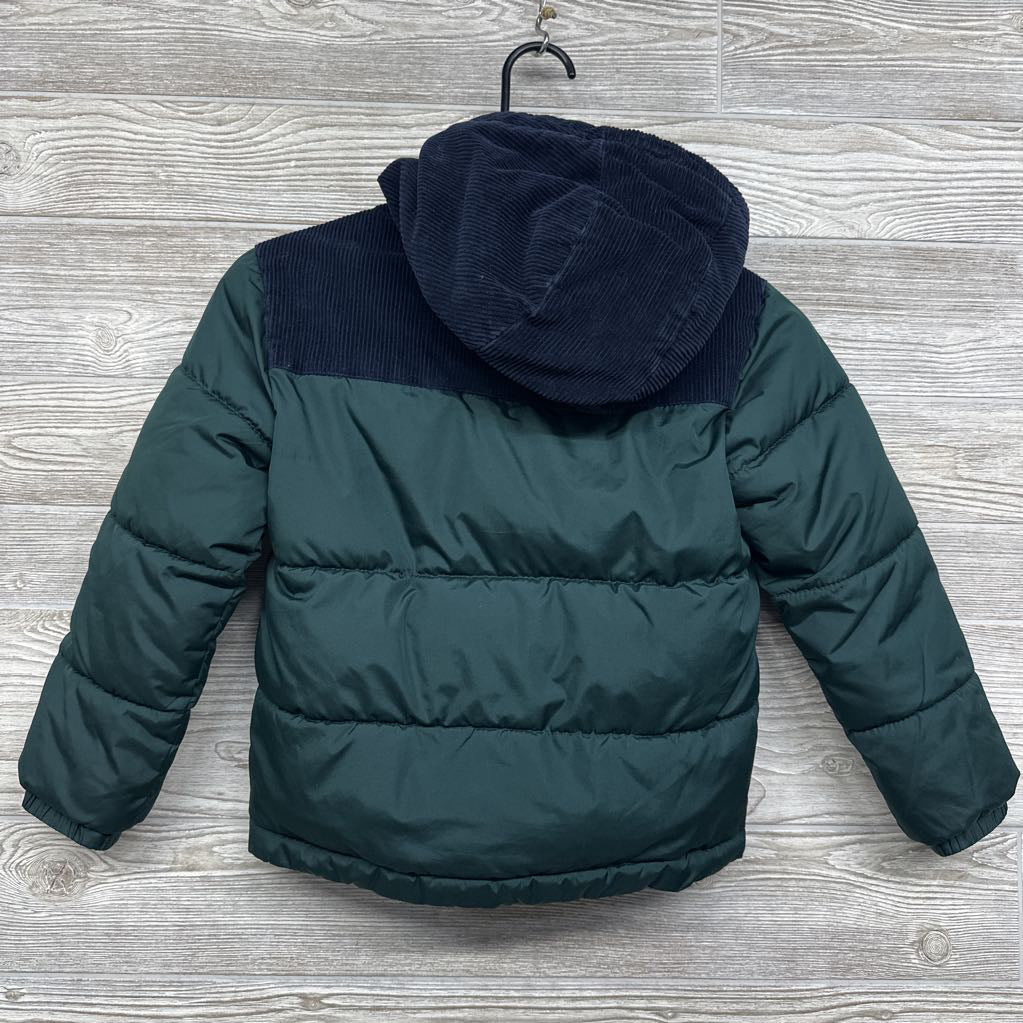 Puffer & Corduroy Winter Coat 6-7