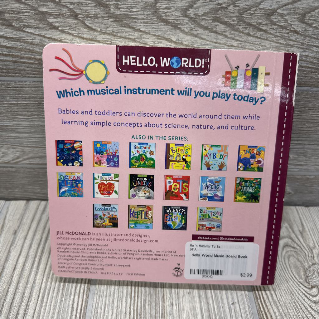 Hello World Music Board Book