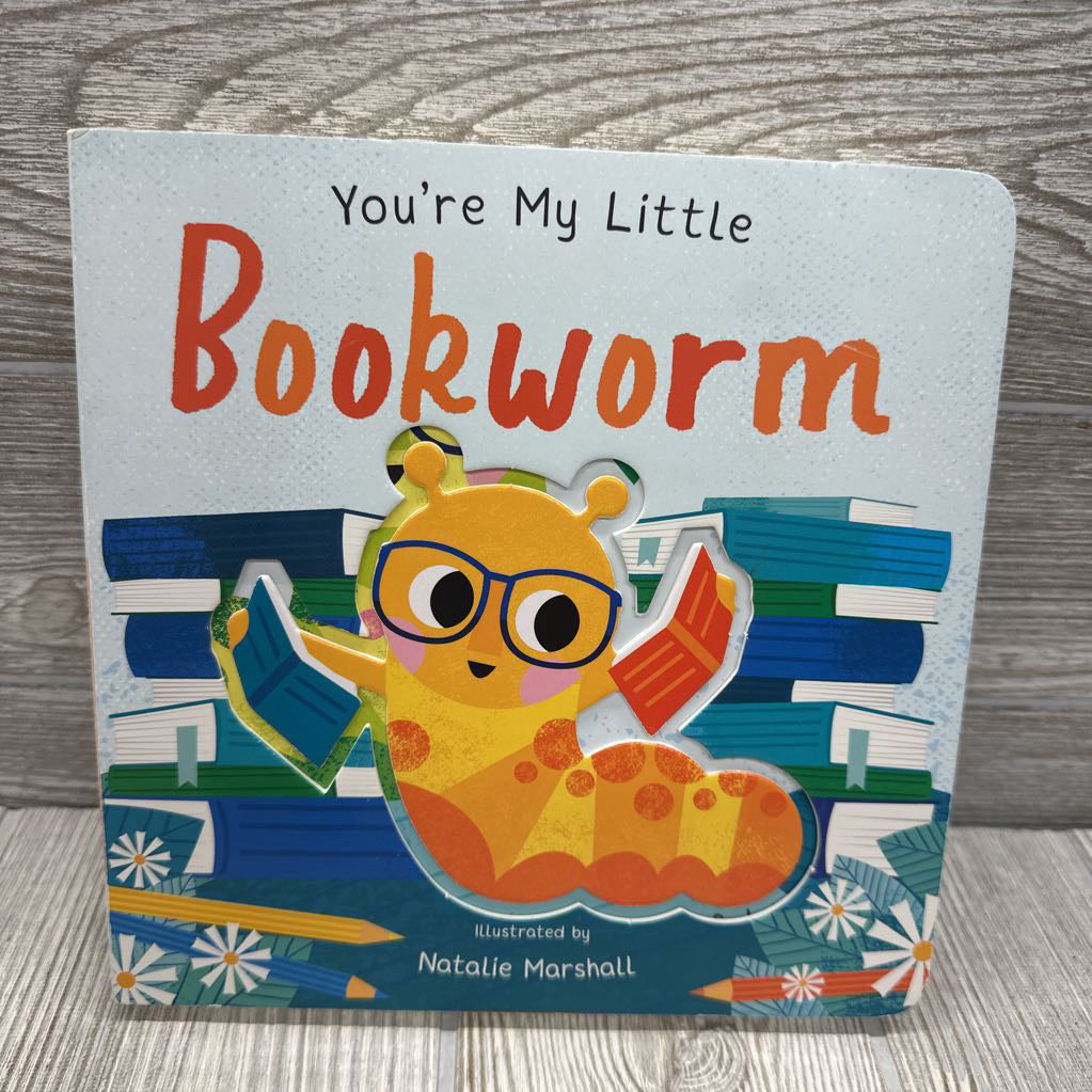 You're My Little Bookworm Board Book