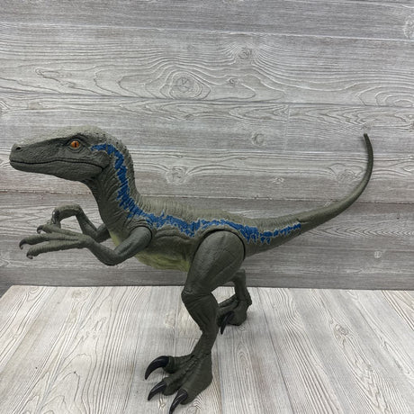 Super Colossal Velociraptor Blue Dinosaur