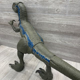 Super Colossal Velociraptor Blue Dinosaur