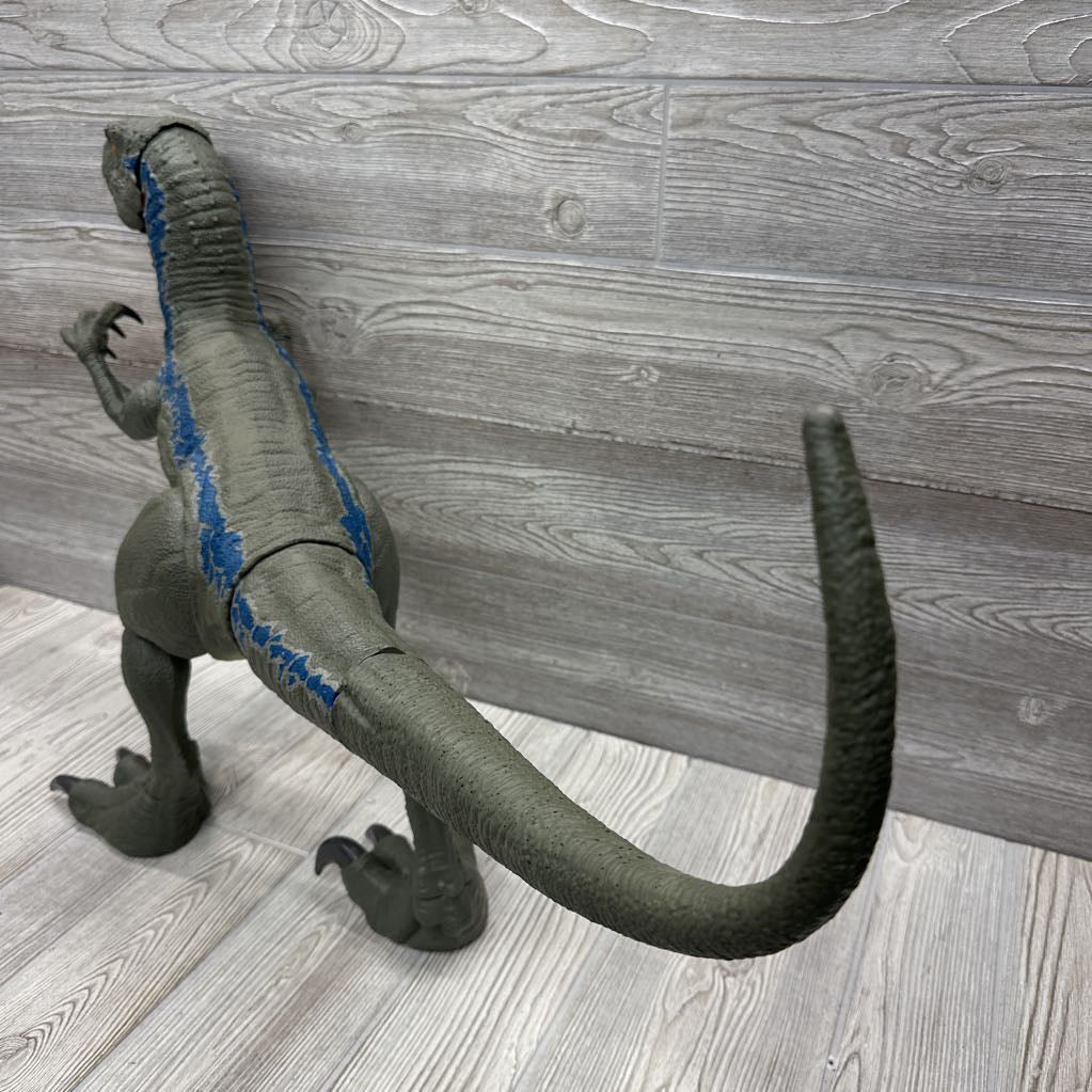 Super Colossal Velociraptor Blue Dinosaur