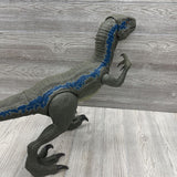 Super Colossal Velociraptor Blue Dinosaur