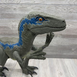 Super Colossal Velociraptor Blue Dinosaur