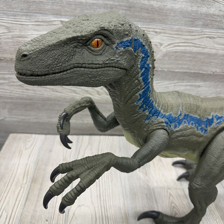 Super Colossal Velociraptor Blue Dinosaur