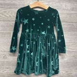 Velour Dress Stars 3t