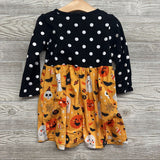LS Dress Polka Dot Cat, Pumpkins,Ghost 2t
