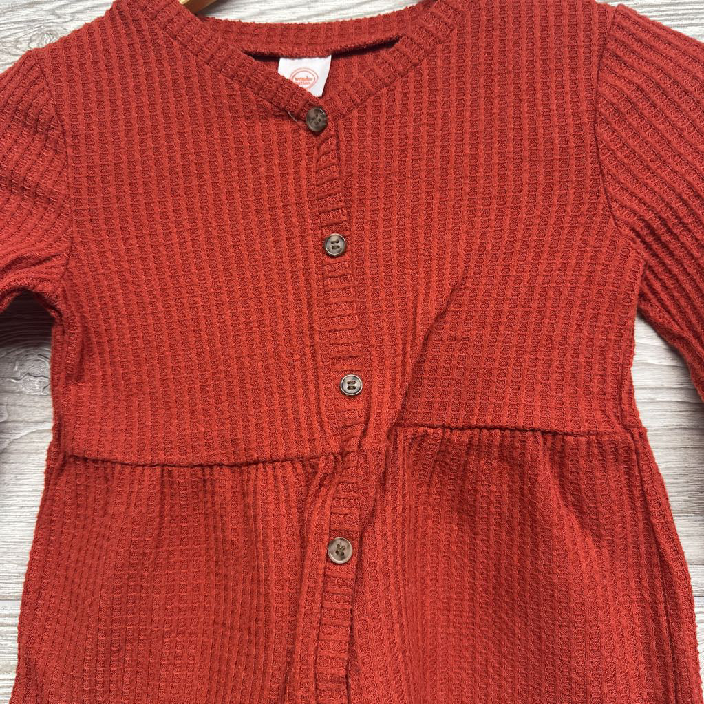 Waffle Knit LS Button Up Shirt 6-6x
