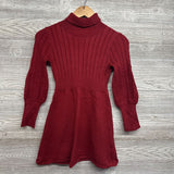 Cable Knit Turtle Neck Sweater Dress 5-7