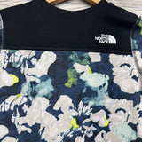 Waffle Knit LS Shirt Flowers 7-8
