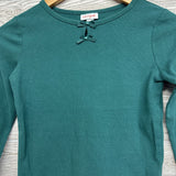 Ribbed LS Shirt Bow 8