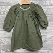 Muslin Dress Flowers 12M