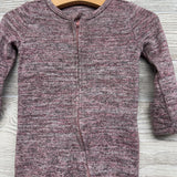 Sweater Fleece Footless Sleeper Printed 3-6M