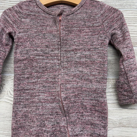 Sweater Fleece Footless Sleeper Printed 3-6M
