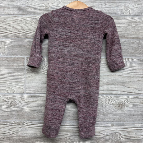 Sweater Fleece Footless Sleeper Printed 3-6M