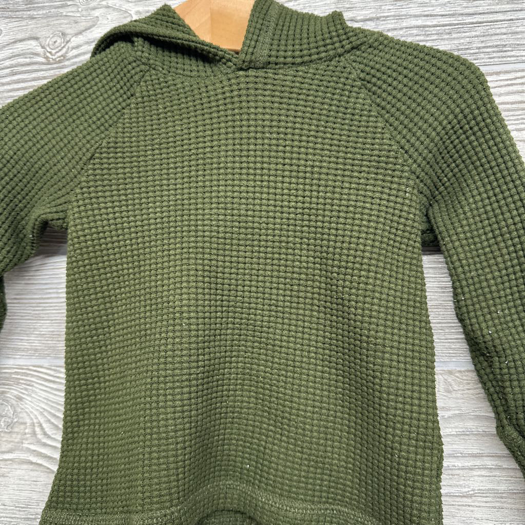 Waffle Knit Hooded Shirt 18M