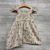 Smocked Dress Flowers 3t