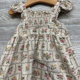 Smocked Dress Flowers 3t
