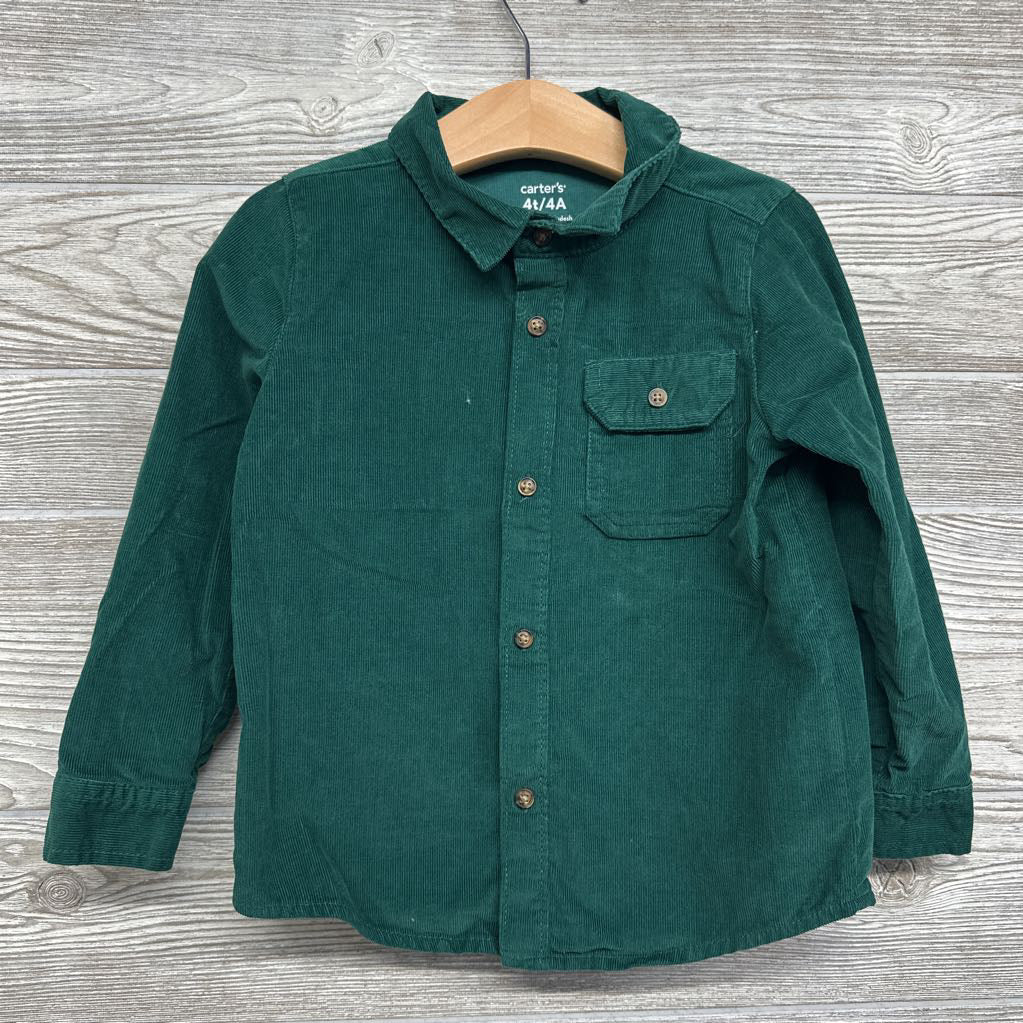 Button Up Corduroy Shirt 4t